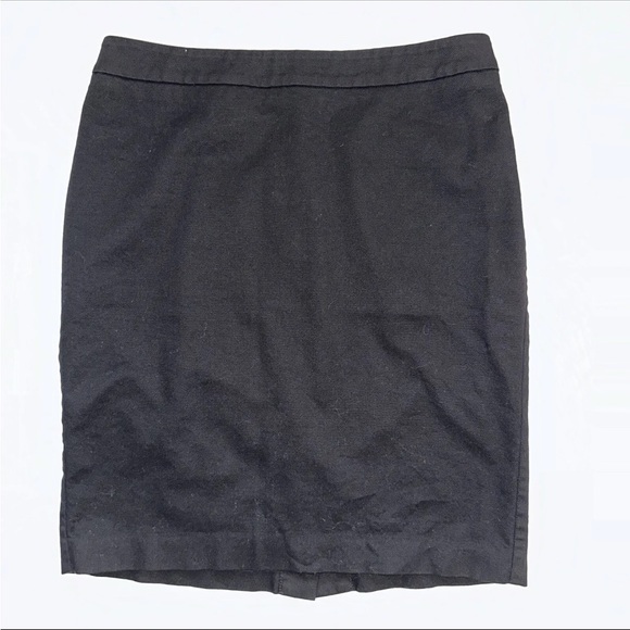 CAbi Black Pencil Skirt Jordan Cotton Pique Stretch Size 6 Style 360 - Picture 5 of 7